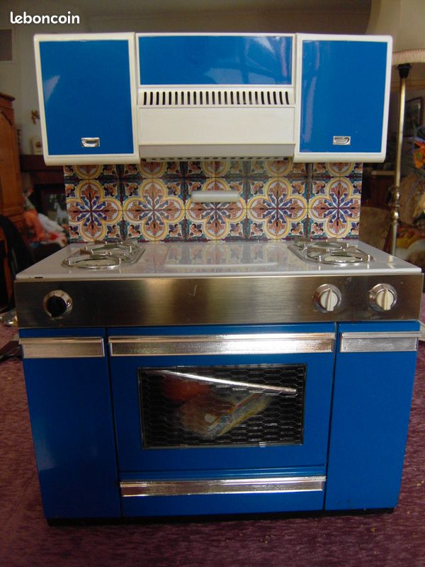 Cuisine en tôle années 60/70 vintage jouet ancien (image 1)