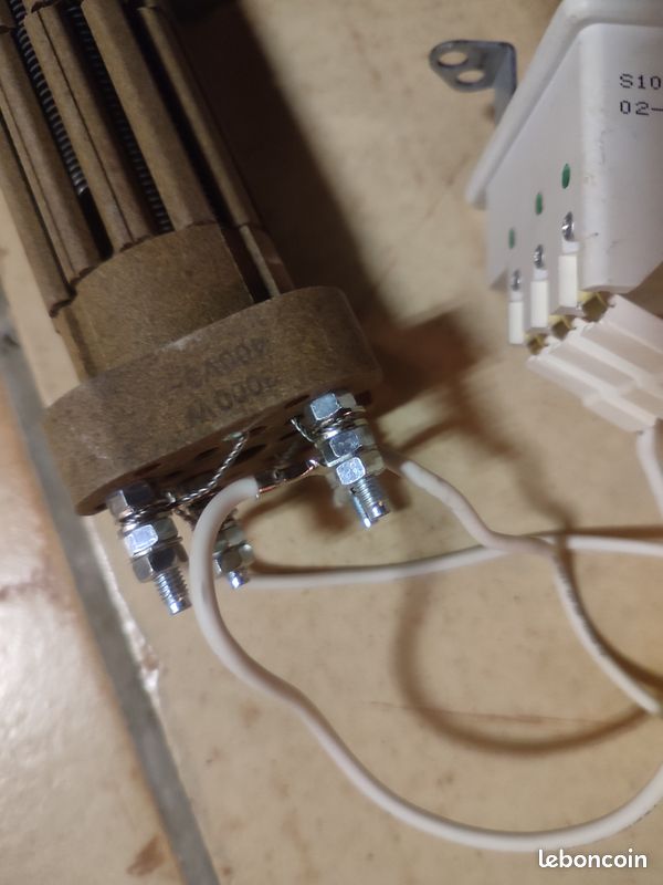 Résistance stéatite 3000w 400v tri + thermostat chauffe-eau (image 3)