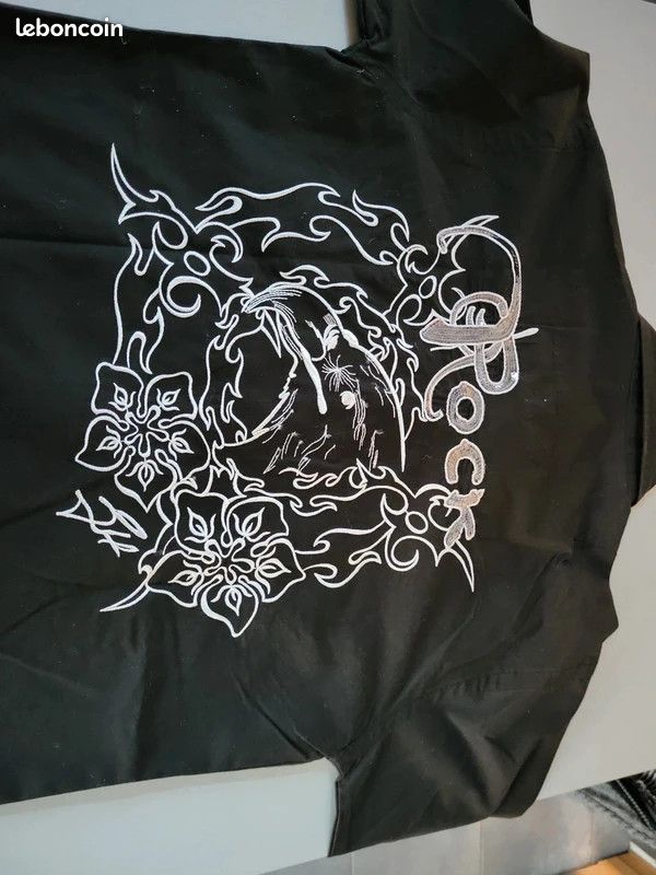 Chemise Johnny Hallyday brodée taille S (image 4)
