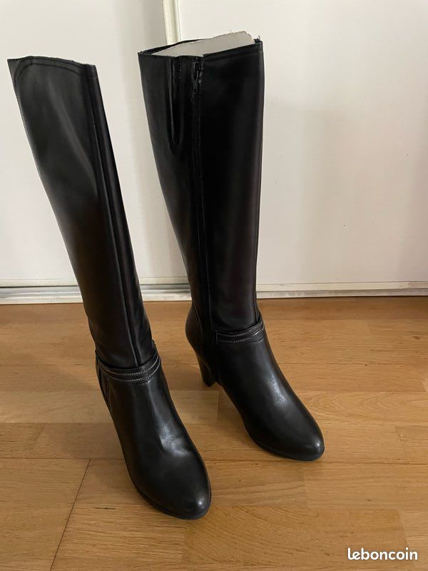 Bottes Femme Cuir Regard - Taille 36 - Marron - Neuf Dans Boîte D'Origine