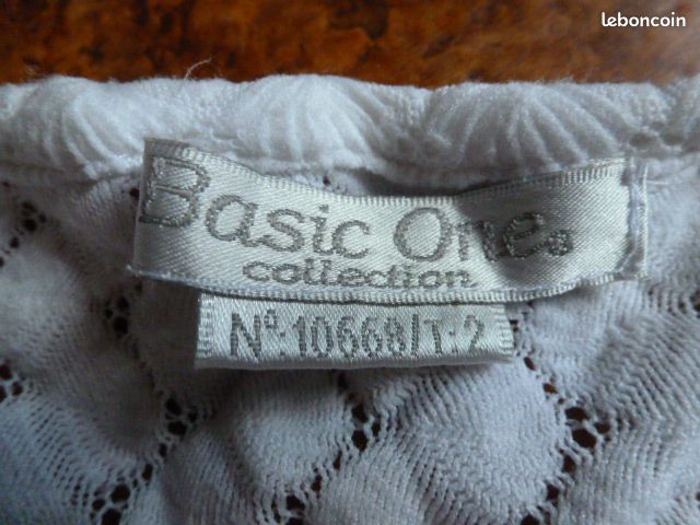 Top Basic One maille dentelle taille 2 (image 3)