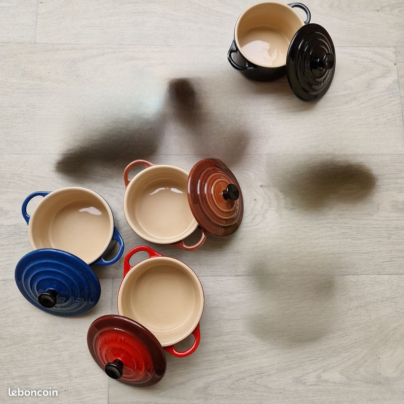 Set de 4 mini-cocottes Petits Fours Le Creuset Set de 4 mini-cocottes Petits Fours Le Creuset