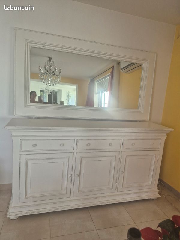 Buffet blanc + glace (image 1)