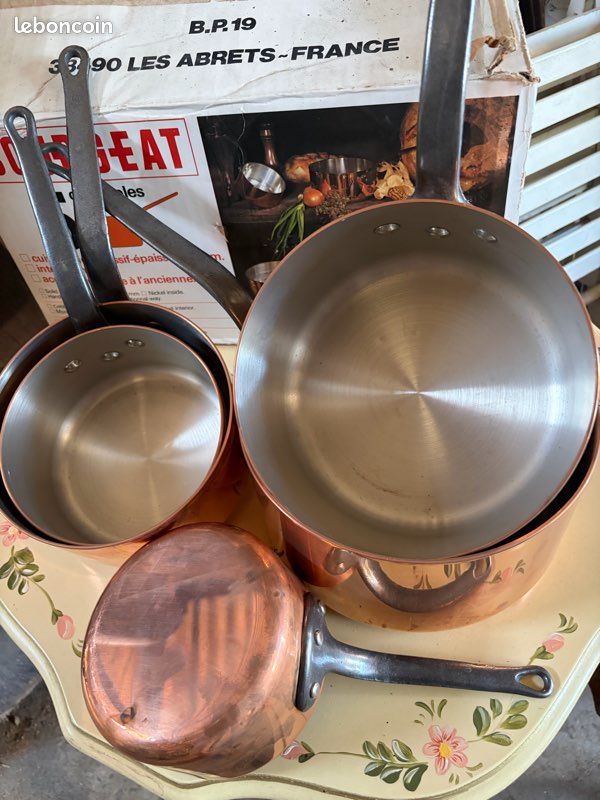 5 casseroles cuivre bourgeat (image 2)