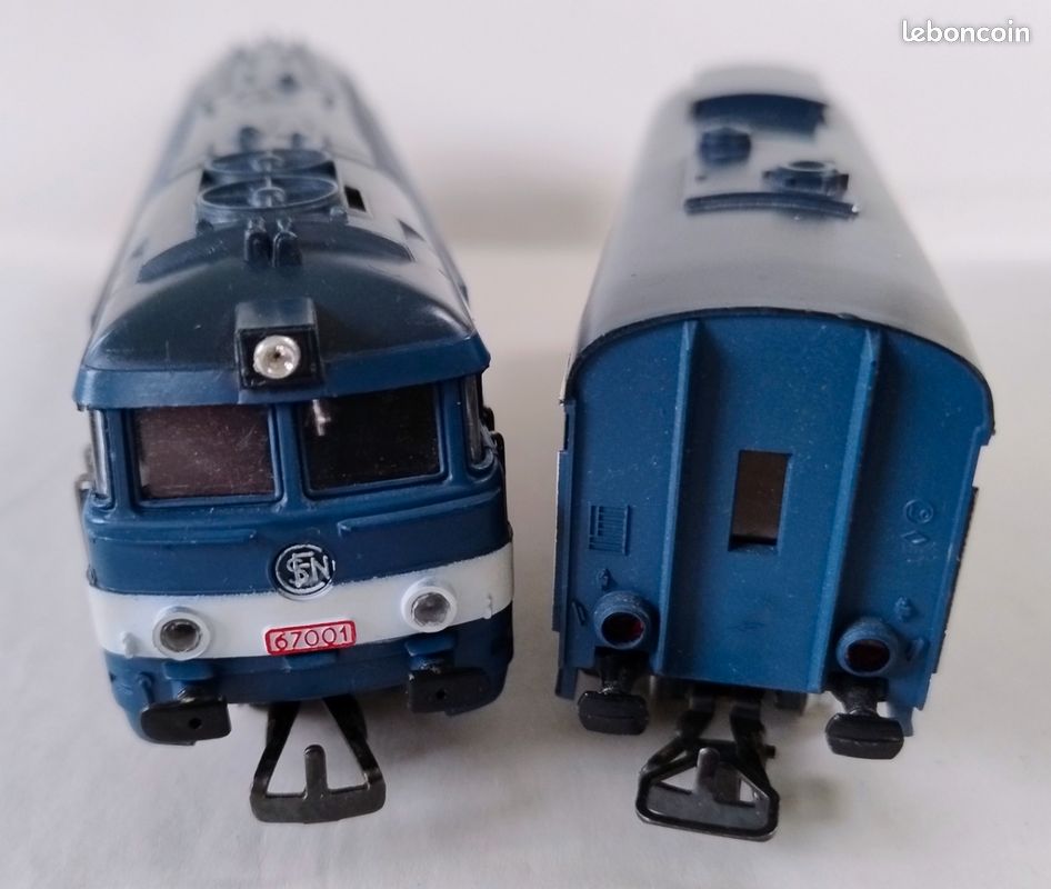 TRAIN HO JOUEF : LOCOMOTIVE DIESEL BB 67001 SNCF Livré OCCASION (sans
