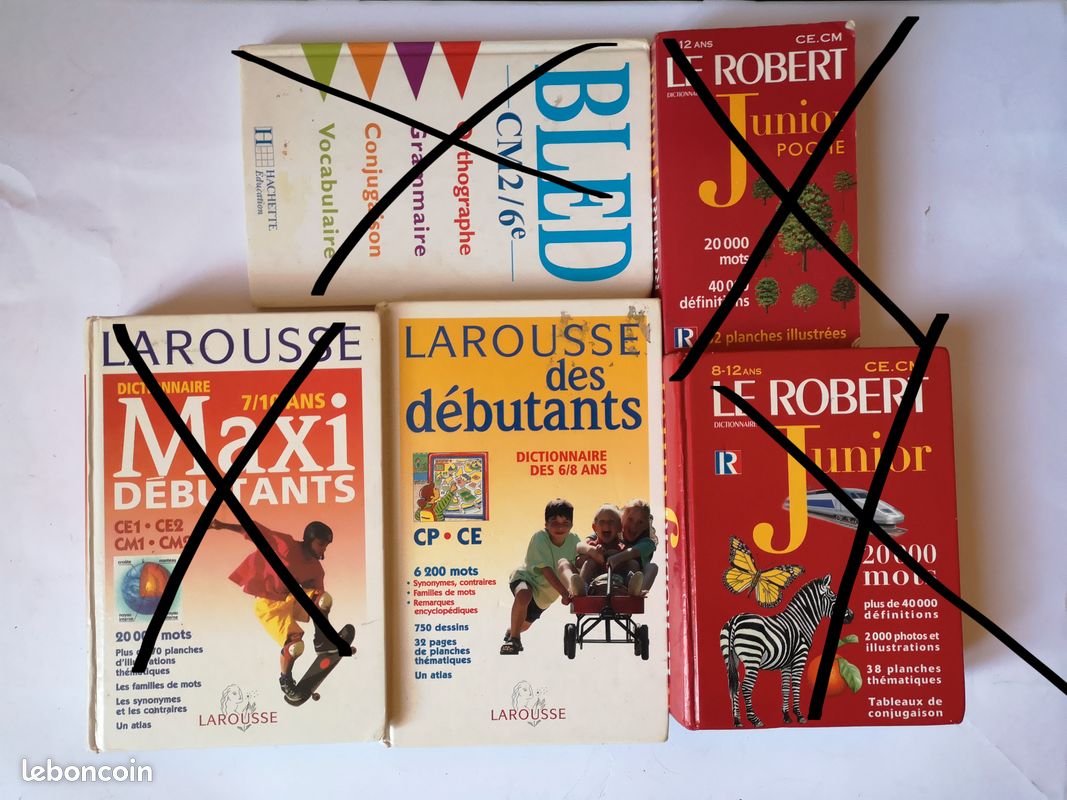 Dictionnaires français pour enfants CP-CE Larousse des débutants (image 1)