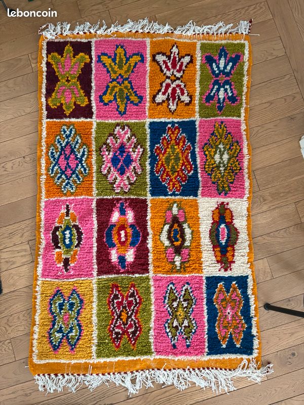 Tapis berbère 100% laine fait main (image 1)