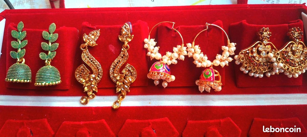 Superbe collection de boucles d’oreilles indiennes (6euros la piece) (image 7)