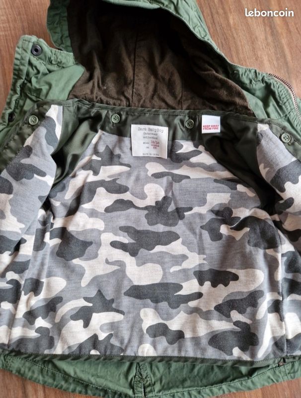 Veste kaki zara (image 5)