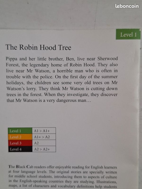 Anglais niveau 1 - The Robin Hood tree (image 3)