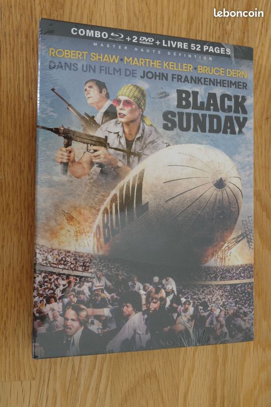 Black Sunday (épuisé)- John Frankenheimer - Combo collector limité 1 Blu-ray 2 DVD Livret de 52 pages de Sidonis Calysta (image 1)