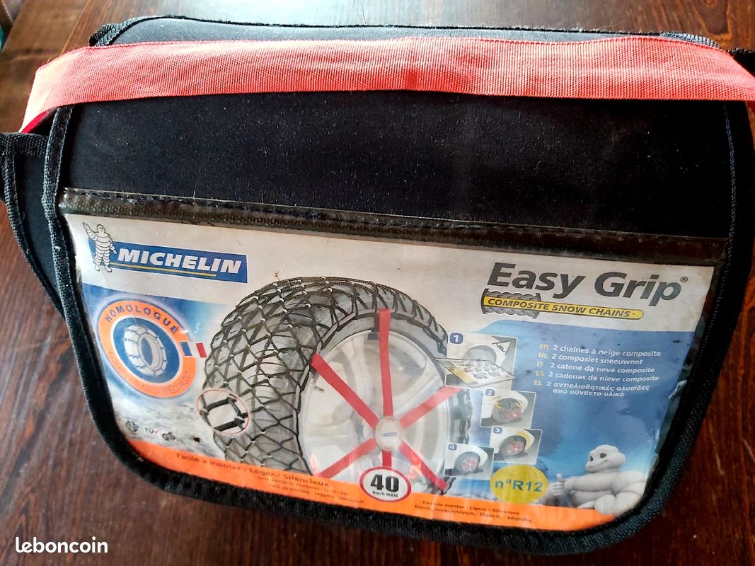 ② Chaîne à neige Michelin easy grip R12 montage simple — Chaînes