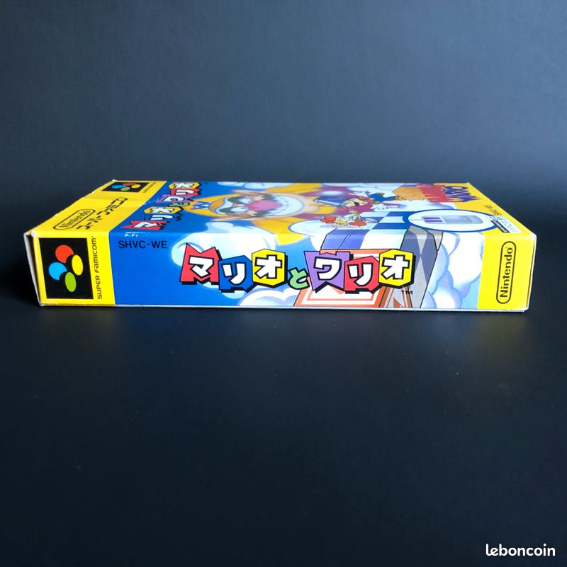 Mario To Wario Sur Super Famicom - Jeu SNES Japonais SHVC-WE - Bon état