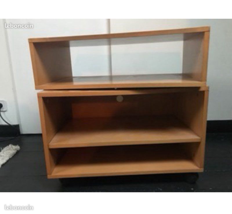 Meuble TV façon bois clair – Habitat (image 1)