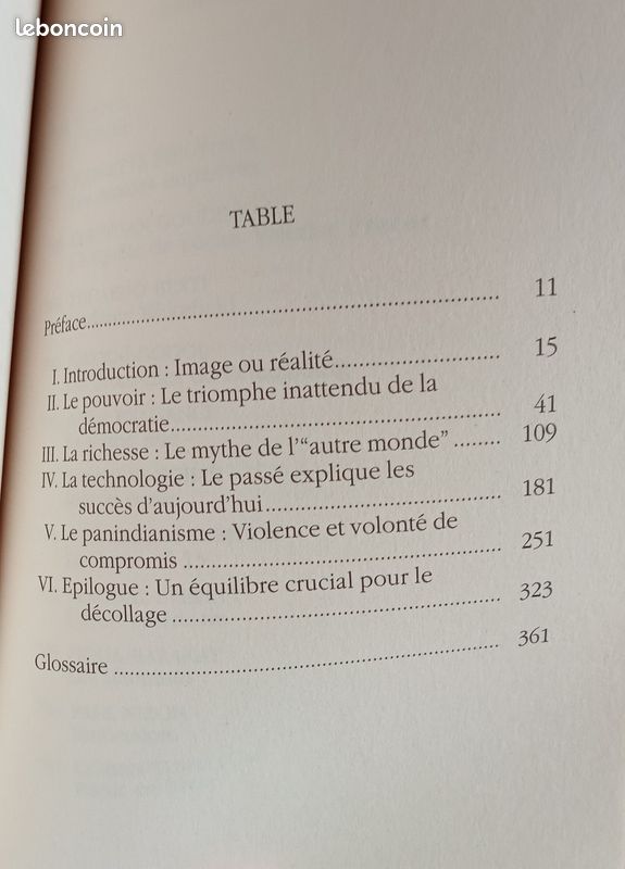 Lot 2 livres "Le Défi Indien" & "L'Inde à l'assaut du Monde" (image 4)
