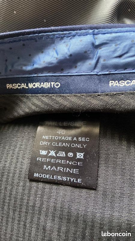 Costume Pascal Morabito homme neuf (image 5)