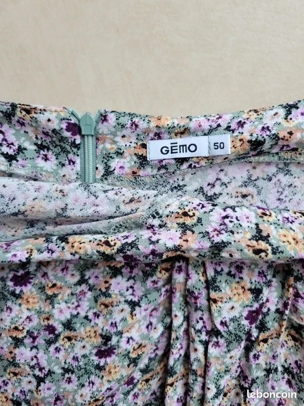 Jupe mi longue été Gemo taille 50 (image 2)