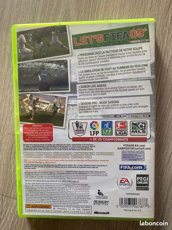 MICROSOFT XBOX - jeux sport foot Fifa 05-06 complet EUR 17,99 - FR