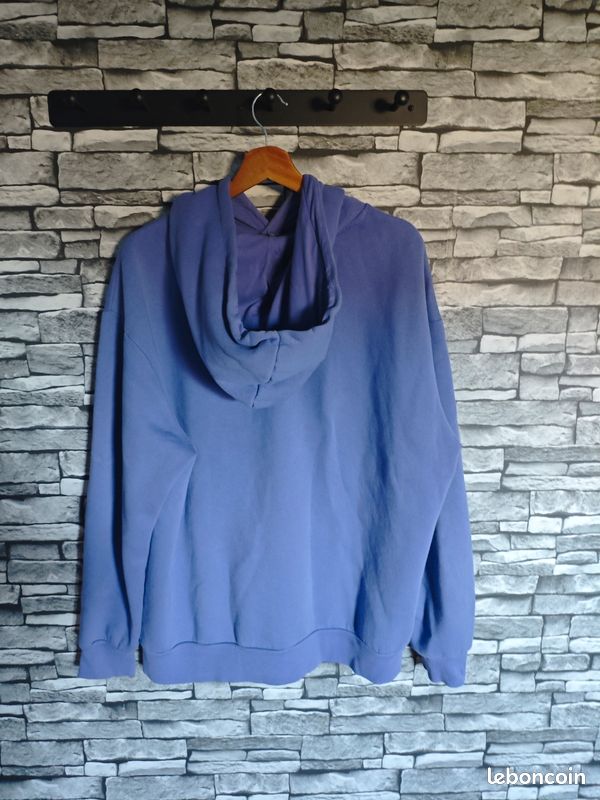 Pull Manches 3/4 LOFT - Taille XL - Rayé Gris, Bleu, Violet - Occasion Très Bon état