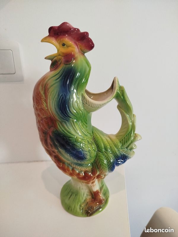 Pichet carafe Barbotine saint Clément (image 1)
