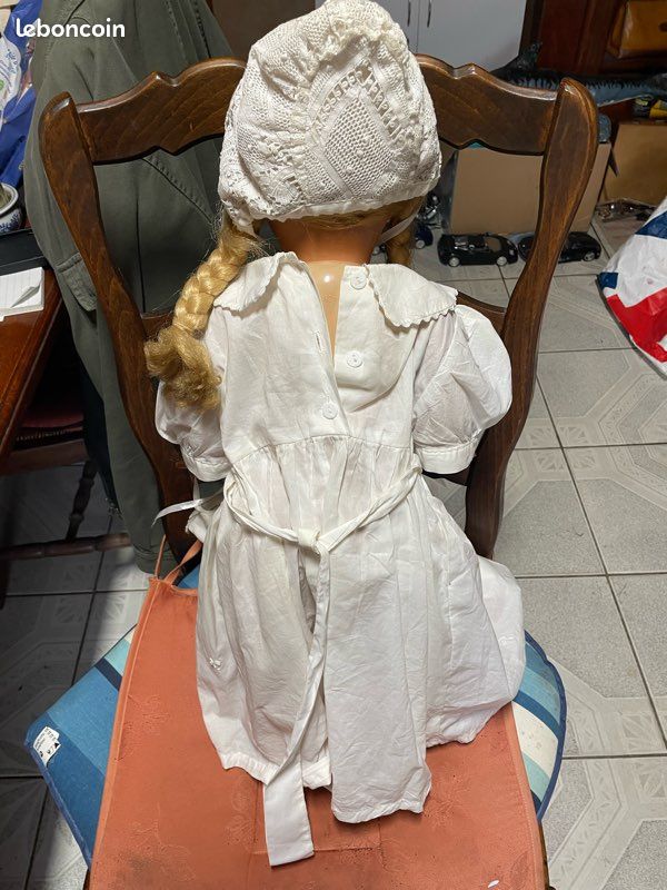 GRANDE POUPÉE BELLA VINTAGE - 60 Cm - France - Années 1960 - Plastique