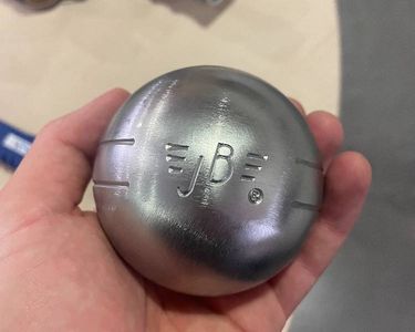 3 boules de pétanque compétition Prestige Inox 110 - TRÈS-TENDRE - La Boule Bleue