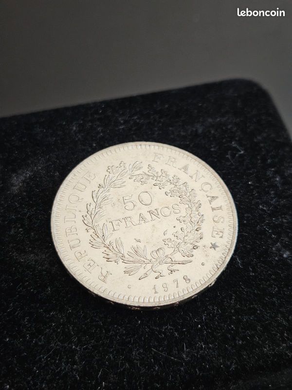 Pièce de collection - 50 francs Hercule argent (image 3)