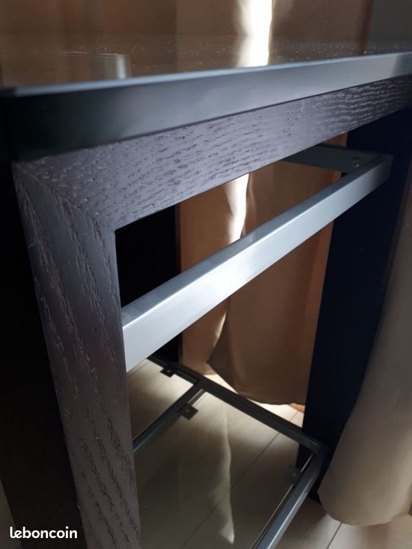 Bureau en verre/bois (image 5)