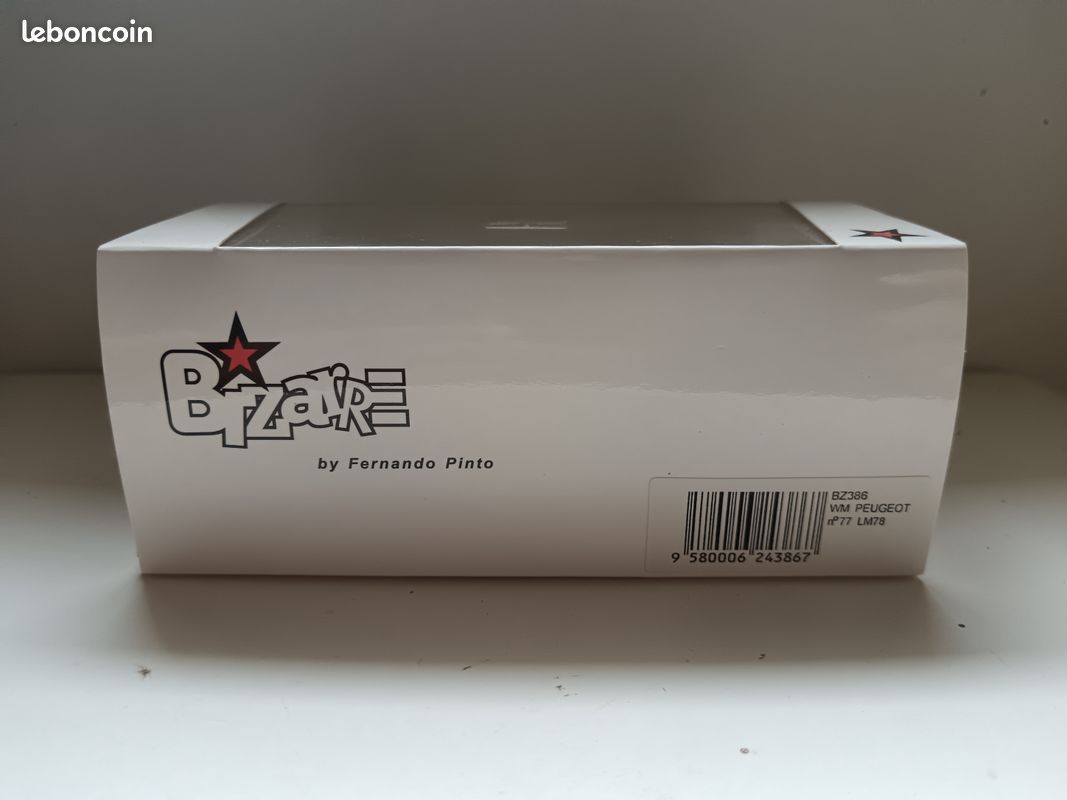 WM P77 Turbo #77 Peugeot Le Mans 1978 - Bizarre 1/43 Résine BZ386 - Neuf Sous Blister
