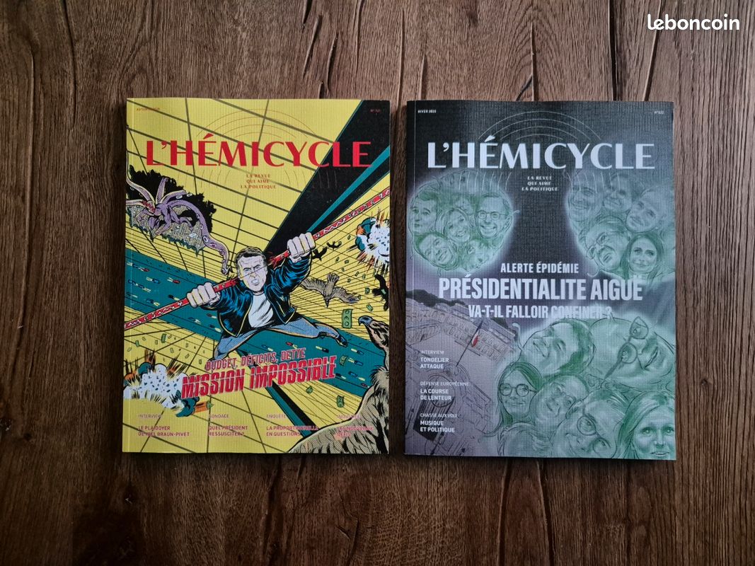 2 magazines politique L'hémicycle (image 1)