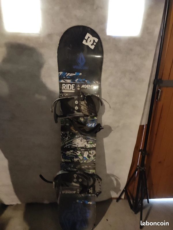 Fix Snowboard Ride A-10 Black - Hiver 2025