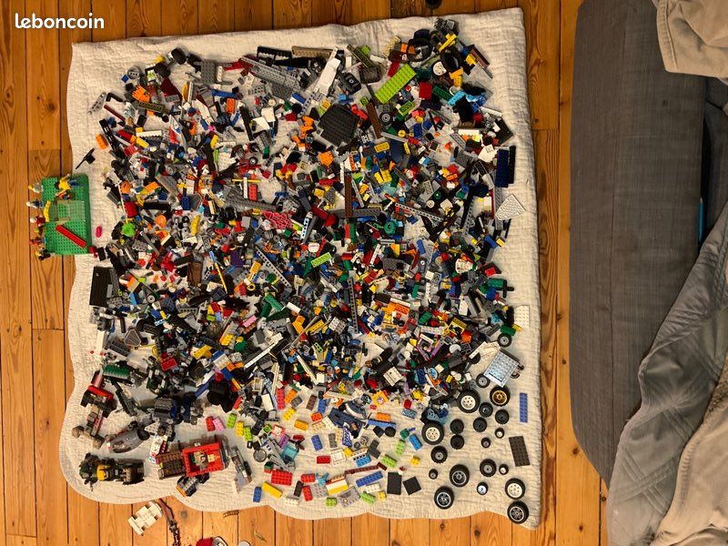 📦 GROS LOT LEGO VRAC + SETS (City, Hidden Side, etc.) – ~2000 pièces + notices (image 1)
