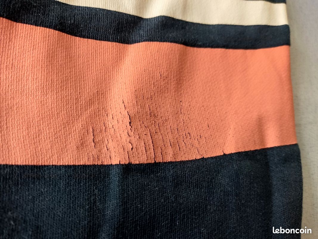 Sweat shirt bleu foncé Kiabi (image 5)
