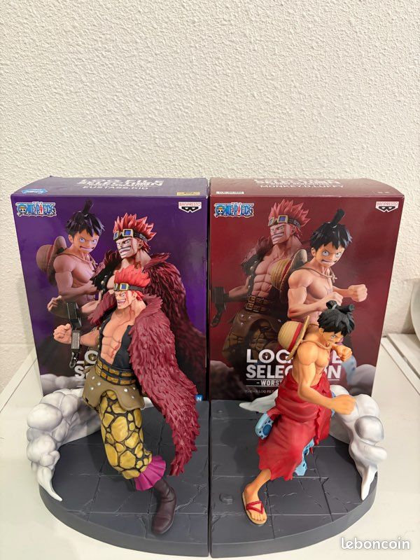 Figurines Luffy & Eustass Kid One Piece Banpresto Log File Selection + boîtes (image 1)