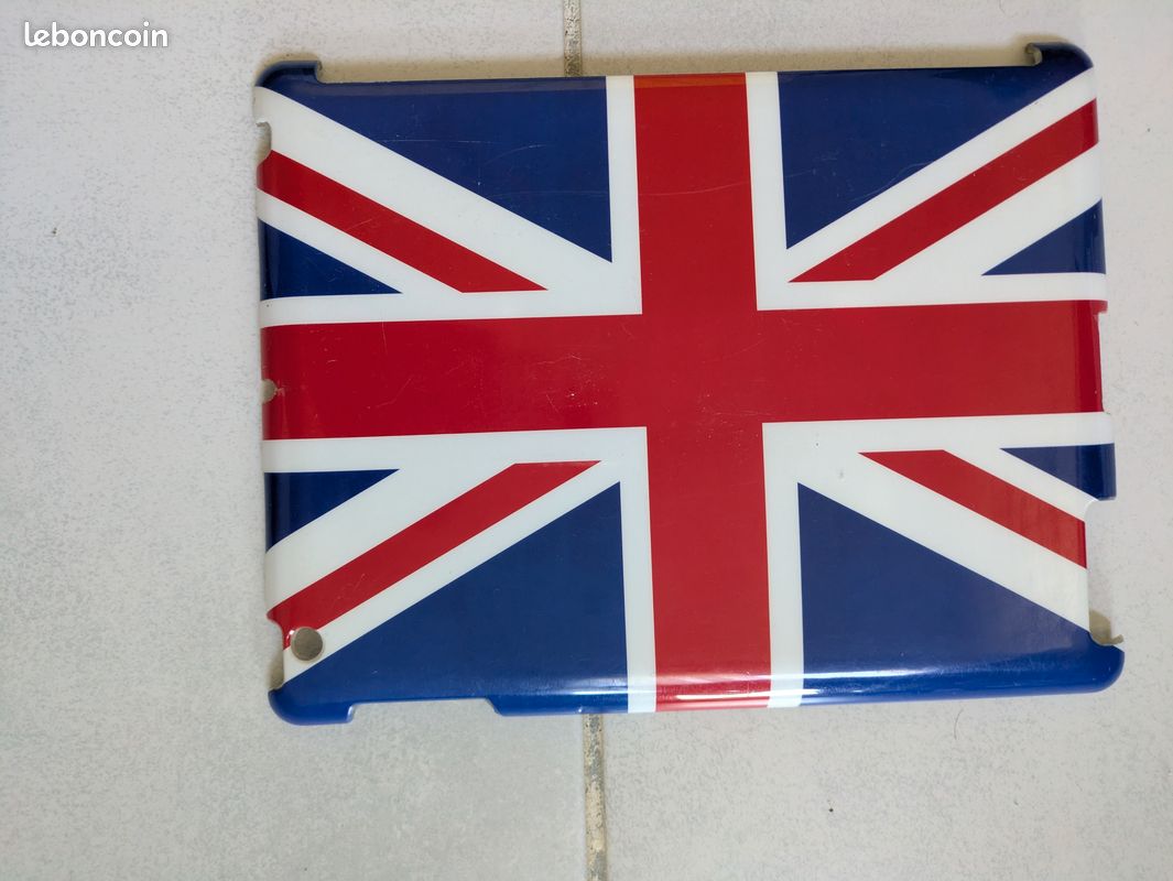 Coque tablette decor drapeau anglais 24x19 (image 1)