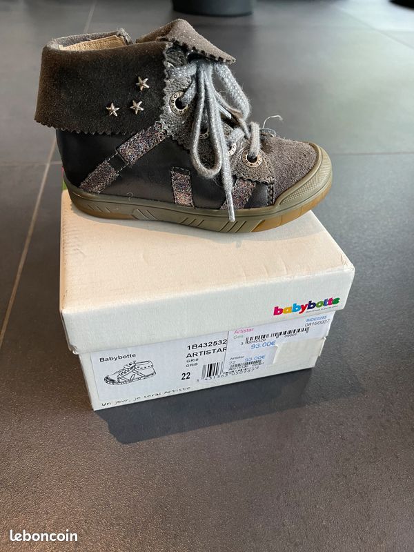 Chaussures fille Babybotte pointure 22 (image 2)