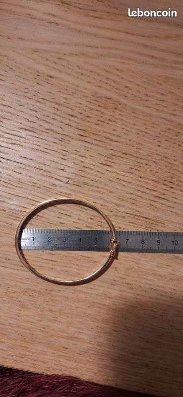 Bracelet rigide en or rose 18K – 6,85 g (image 6)