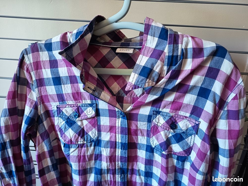 Chemise Femme Multicolore Esprit - Taille 40, Occasion En Très Bon état
