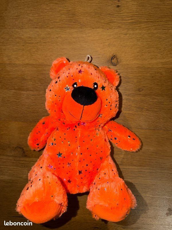 Peluche ours sombre CHAX GP animal léopard rouge ver CGP-107 poupée Taito Japon 9,5 | eBay