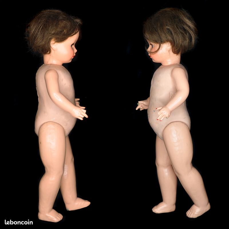 ancienne poupée jumeau Dans Son Carton Eden Bébé