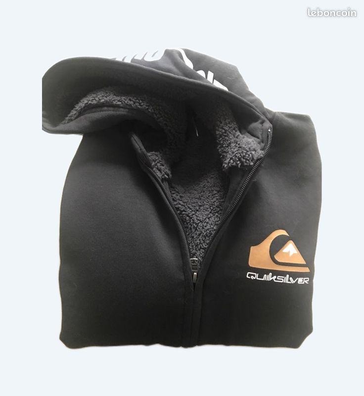 Veste Sweat en fourrure à capuche (image 1)