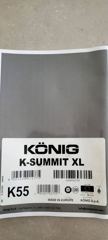 CHAÎNES À NEIGE POUR VOITURE KONIG K-SUMMIT XL GR. K55 TAILLE 255/45 R19 -  Autoparts-RdC