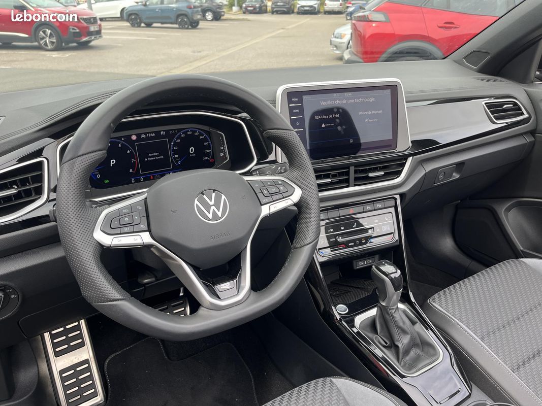 VOLKSWAGEN T-ROC CABRIOLET 1.5 TSI 150 EVO2 R-LINE DSG BVA / Garantie 3 ans (image 8)
