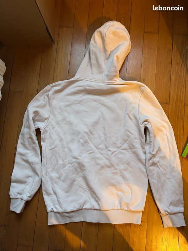 Pull blanc GEMO taille S (image 2)