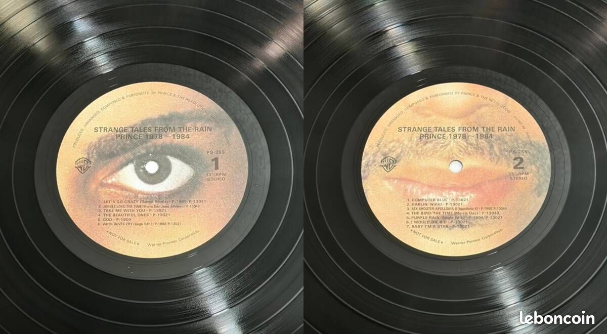 PRINCE - Strange Tales From The Rain - Vinyle LP promotionnel 