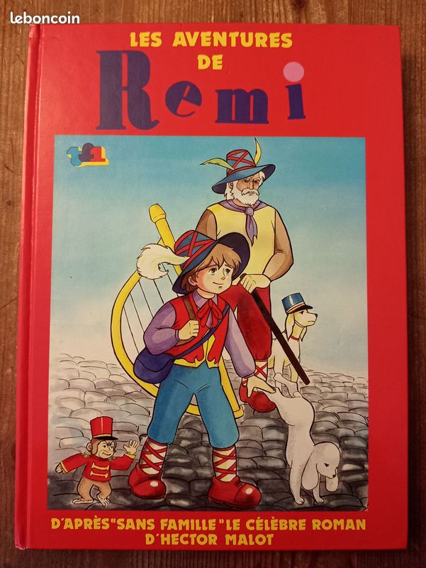Livre Les aventures de Rémi - TF1 - France Loisirs 1982 Basé sur le dessin animé (image 1)