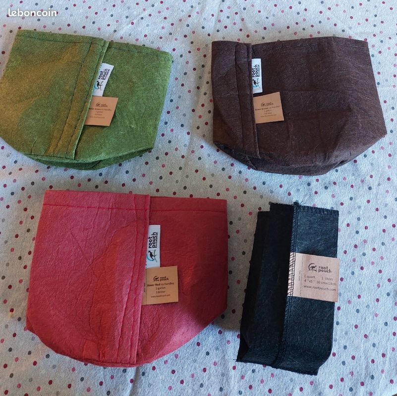 Lot de pot pour plantes en géotextile (image 3)