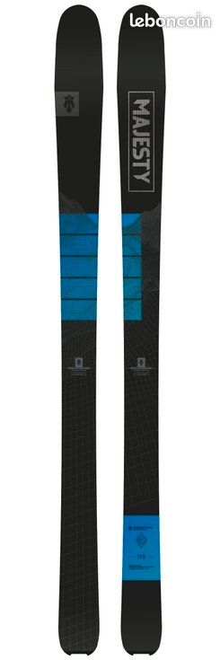 Skis de rando + Fixations - Majesty SuperWolf carbone 160 et fix Plum Pika (image 1)