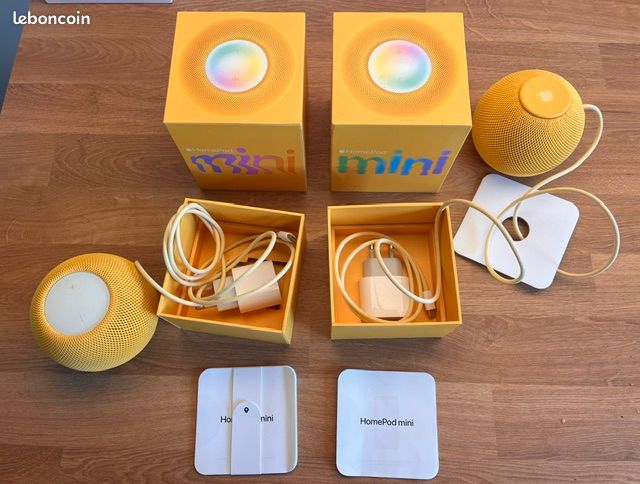 2 HOMEPOD MINI APPLE (nov 2025) JAUNE (image 1)