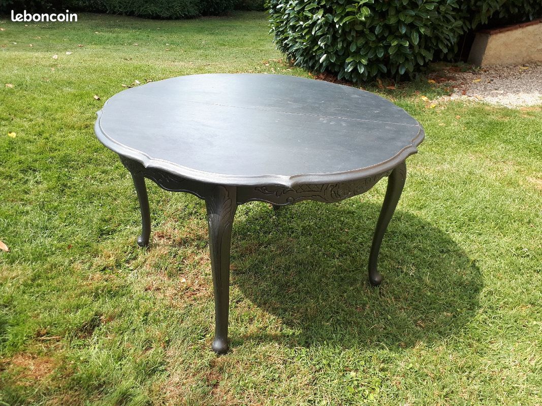 Table style Louis XV avec rallonge (image 1)